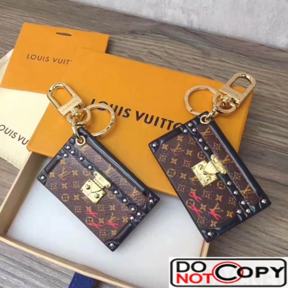 Loui Vuitton Petite Malle Bag Charm Key Holder M78618