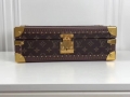 Louis Vuitton Canvas Coffret Montre Watch Box Brown