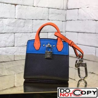 Louis Vuitton City Steamer Bag Charm Key Holder Black  Louis Vuitton City Steamer Bag Charm Key Holder Black