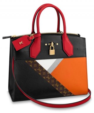 Louis Vuitton City Steamer MM M53803 Black bag