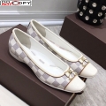 Louis Vuitton Colored Damier Canvas Loafers with Bow White