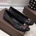 Louis Vuitton Colored Monogram Canvas Loafers with Bow Black