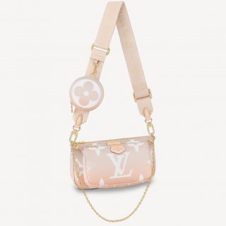 Louis Vuitton Gradient Monogram Canvas Triple Shoulder Bag M57634 Light Pink bag