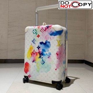 Louis Vuitton Horizon 55 Luggage Travel Bag in Monogram Watercolor Multicolor Canvas