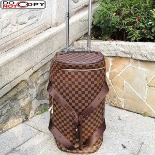 Louis Vuitton Horizon Soft Duffle 55 Luggage Travel Bag Damier Ebene Canvas bag