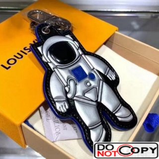 Louis Vuitton Leather Spaceman Figurine Bag Charm Key Holder MP2212