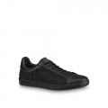 Louis Vuitton LUXEMBOURG Trainers Sneakers in Transparent Textile Black(For Women And Men)