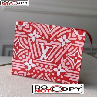 Louis Vuitton LV Crafty Pochette Toilette Pouch M45476 Red bag