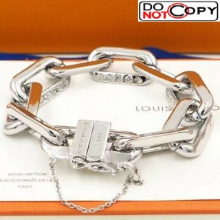 Louis Vuitton LV Edge Medium Bracelet Silver