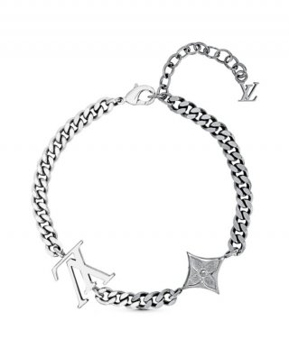 Louis Vuitton LV Instinct Bracelet M00508 Silver