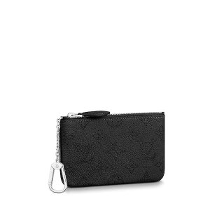 Louis Vuitton Mahina Key Pouch in Monogram Perforated Calfskin M69532 Black  Louis Vuitton Mahina Key Pouch in Monogram Perforated Calfskin M69532 Black