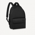 Louis Vuitton Men's Leather Matte Aerogram Backpack M57079 Black bag