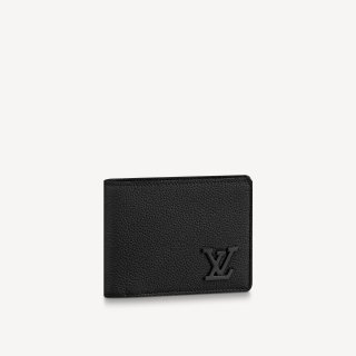 Louis Vuitton Men's Matte Aerogram Multiple Wallet M69829 Black bag