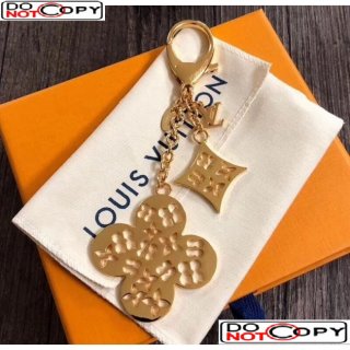 Louis Vuitton Metal Charm and Key Holder Gold