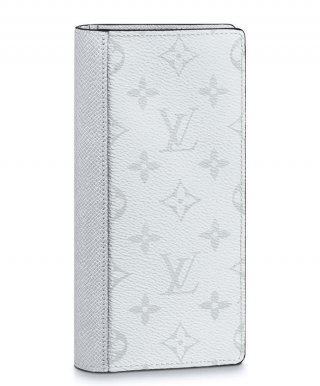 Louis Vuitton Monogram Antarctica Canvas Brazza Wallet M30298 White bag