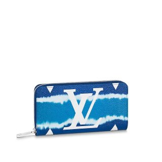 Louis Vuitton Monogram canvas LV Escale Zippy Wallet M68841 Blue Bag