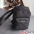 Louis Vuitton Monogram Eclipse Canvas Backpack Bag Charm M61694