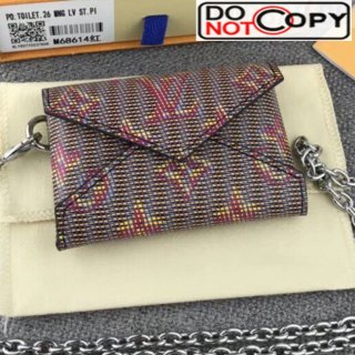Louis Vuitton Monogram LV Pop Kirigami Necklace Envelope Chain Pouch M68614 Red