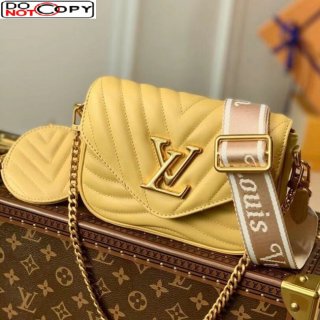 Louis Vuitton Multi Pochette New Wave Mini Bag M57942 Light Yellow bag