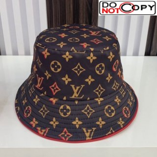 Louis Vuitton Multicolored Monogram Bucket Hat Brown