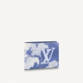 Louis Vuitton Multiple Wallet in Monogram Watercolor Blue Canvas M80458 bag