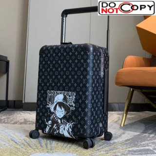 Louis Vuitton One Piece Horizon 55 Luggage Travel Bag in Black Monogram Canvas bag