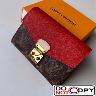 Louis Vuitton Pallas Compact Wallet M67478 Red bag