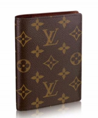 Louis Vuitton Passport Coverp Brown M64502