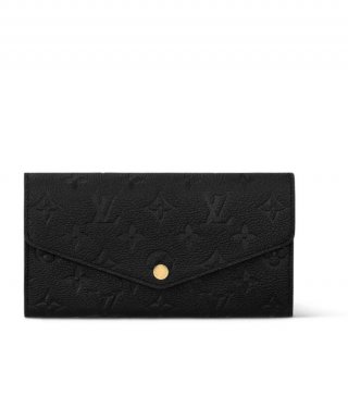 Louis Vuitton Sarah Wallet M82257 Black