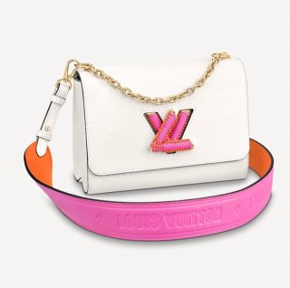 Louis Vuitton Twist PM Bag in Epi Leather M57669 White bag