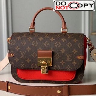 Louis Vuitton Vaugirard Monogram Canvas Messenger Top Handle Bag M44548 Red bag