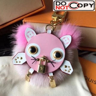 Louis Vuitton Wild Puppet Cat Bag Charm and Key Holder Pink  Louis Vuitton Wild Puppet Cat Bag Charm and Key Holder Pink