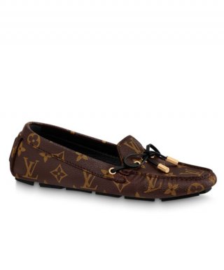 Louis Vuitton Women's Gloria Flat Loafer 1ABUZO Brown