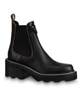 Louis Vuitton Women's LV Beaubourg Ankle Boots 1A8947 Black