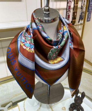 Louis Vuitton Women's Precious Dragon Silk Square 90 06