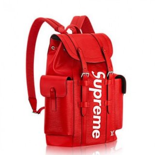 Louis Vuitton X Supreme Christopher Backpack M53414 bag