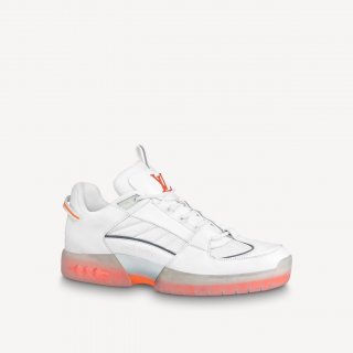 Louis Vuitton Men's A View Sneakers White/Orange