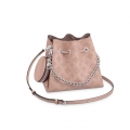Louis Vuitton Mahina Monogram Perforated Bella Bucket Bag M57068 Pink/Silver bag